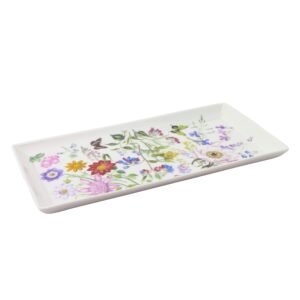 Gracie China Provence Meadow Serving/Sandwich Tray.10.5-Inch