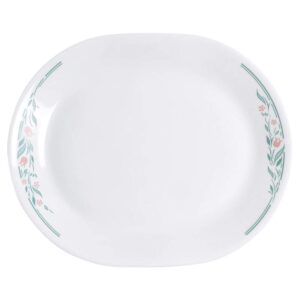 corelle livingware 12-1/4-inch serving platter, rosemarie