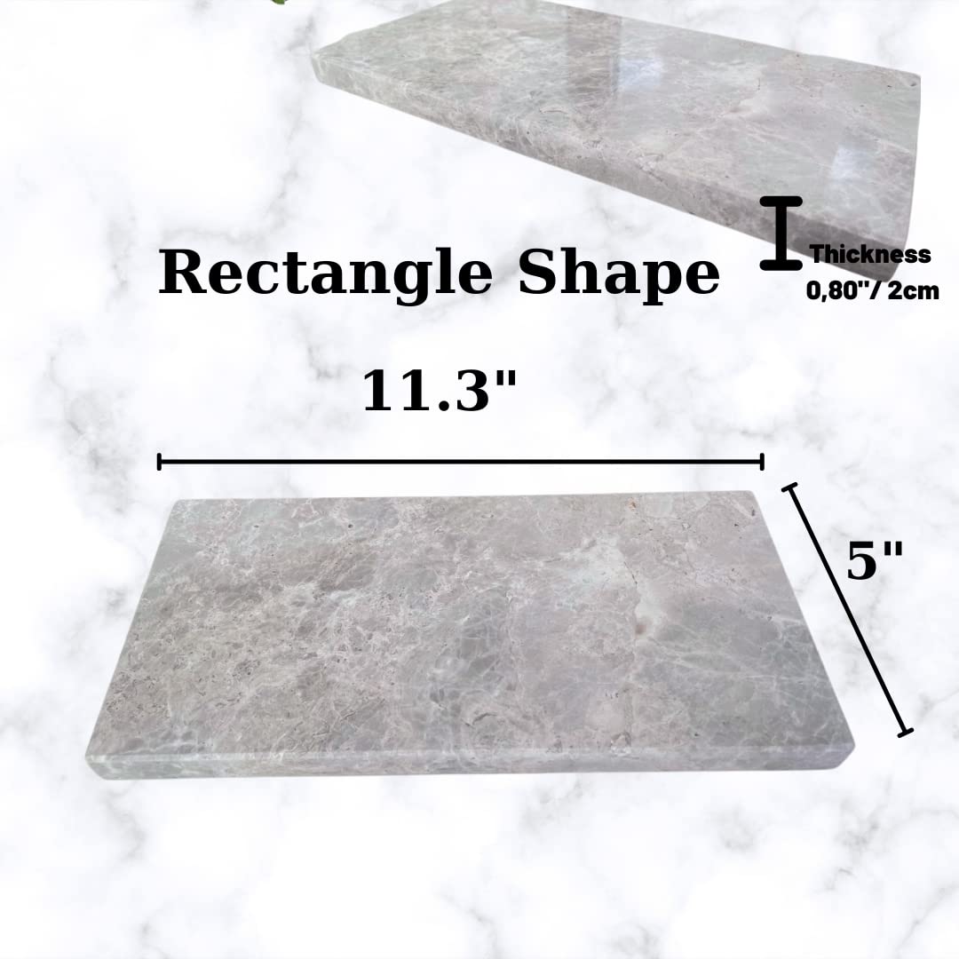 Marble Serving Tray,Rectangle Marble Tray Cutting,Small Marble Meet,Cheese,Pastry Board,Counter Marble Organizer Kitchen,Bathroom,Dresser Marble Vanity Tray