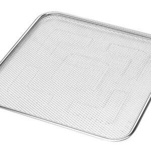 Food Dehydrator Accessories, 2Pack BPA-Free Stainless Steel Drying Trays, Compatible with DBC-18A, 18 trays Mesh Racks 2pcs