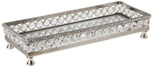 heim concept tray with beaded crystals, 10.9 x 4.2 x 3 inches