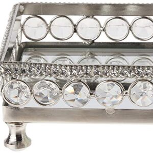 Heim Concept Tray with beaded crystals, 10.9 x 4.2 x 3 inches