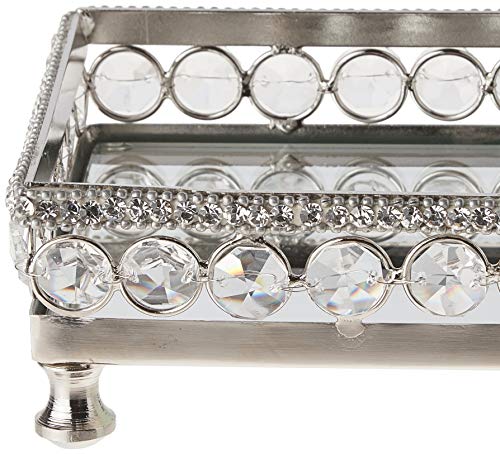 Heim Concept Tray with beaded crystals, 10.9 x 4.2 x 3 inches