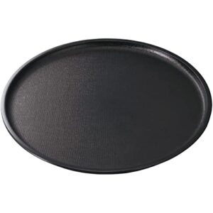 J-Kitchens Shaku 3 Cloth Round Obon (Bon Tray Tray) Black SL Made in Japan