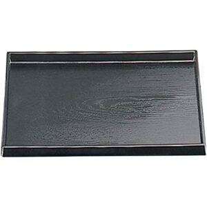 j-kitchens shaku 1 diamond wood grain obon (bon tray tray) black sl made in japan