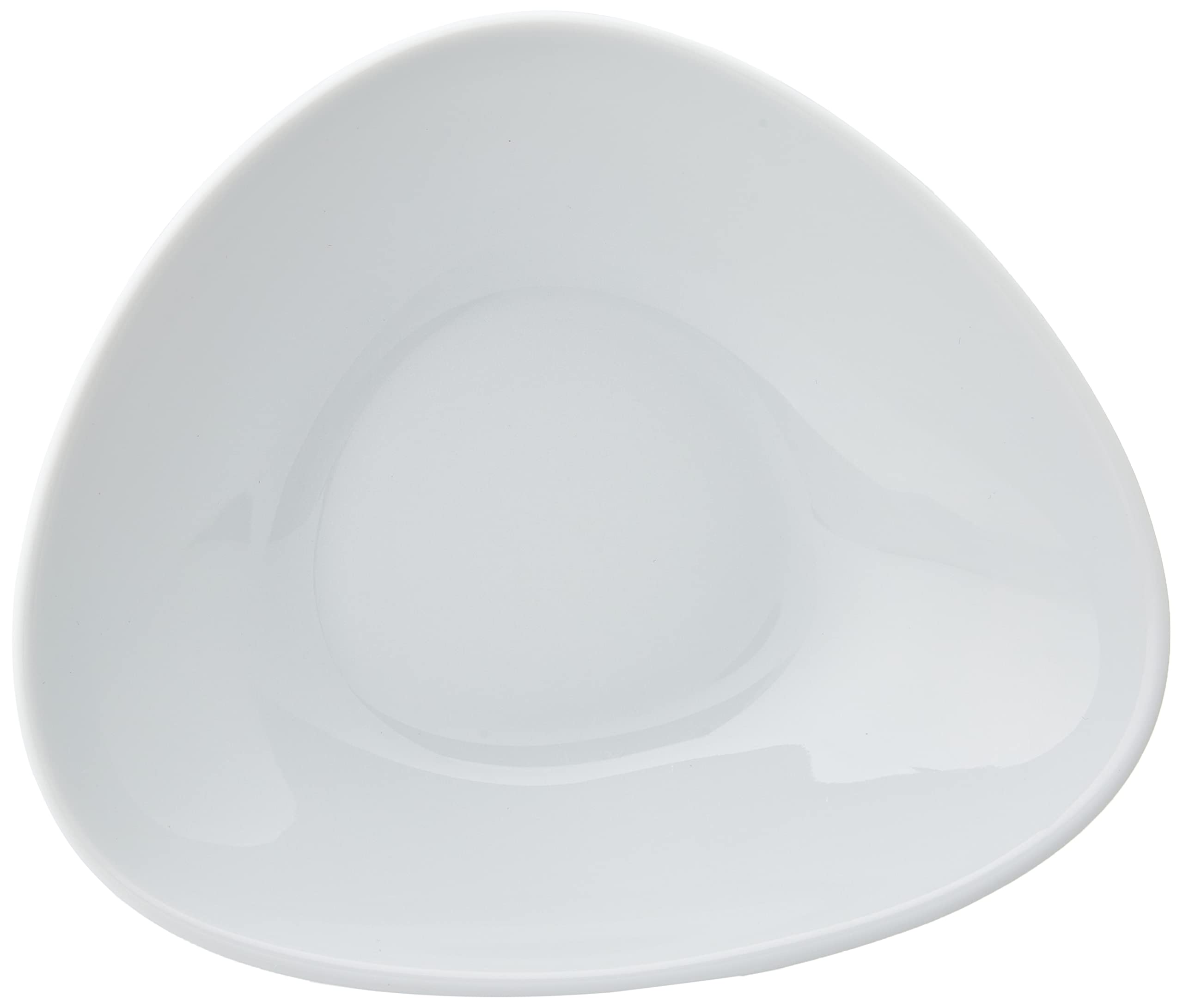 Alessi Colombina 5-3/4-Inch by 5-Inch by 10-1/4-Inch Serving Bowl shallow, White Porcelain, Set of 6