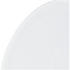 Alessi Colombina 5-3/4-Inch by 5-Inch by 10-1/4-Inch Serving Bowl shallow, White Porcelain, Set of 6