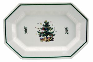 nikko christmastime oval platter, 13-inch
