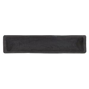 Santa Barbara Design Studio TableSugar Paulownia Wood Serving Tray, 26 x 5.75-Inch, Black Wash