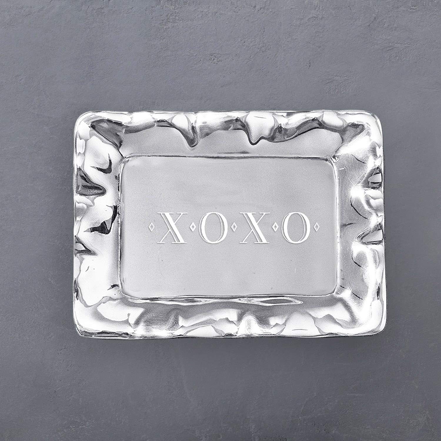 Beatriz Ball Giftables Vento Rect Engraved Tray- XOXO