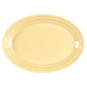 homer laughlin fiesta ivory 9" oval serving platter