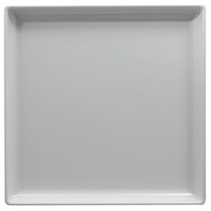 hubert square serving tray white melamine - 14" l x 14" w x 1 1/2" h