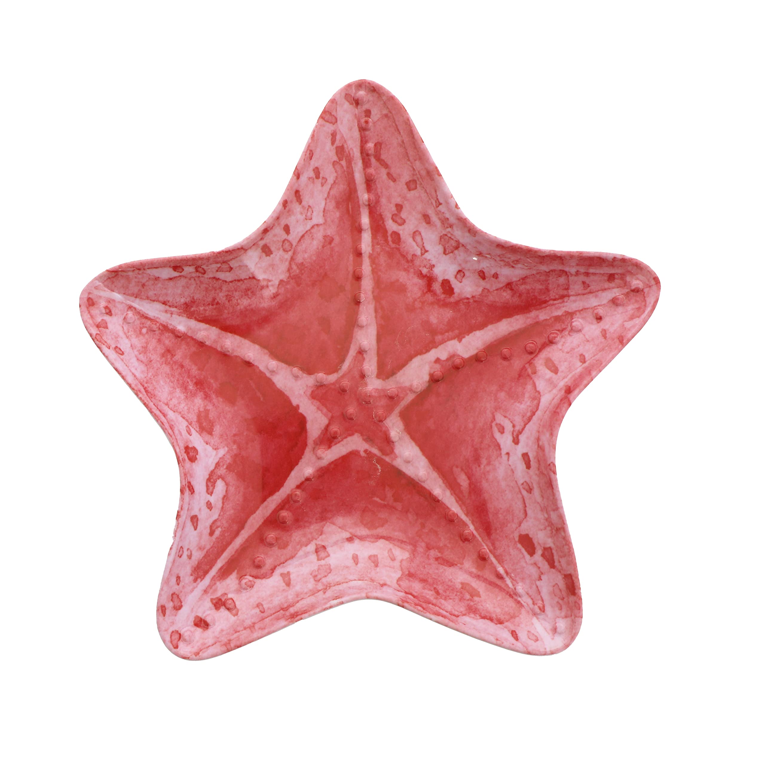 Servette Home Pink Melamine Starfish Plate