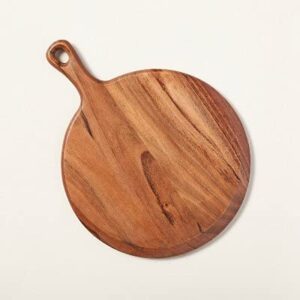 hearth & hand with magnolia round wood paddle serve board small