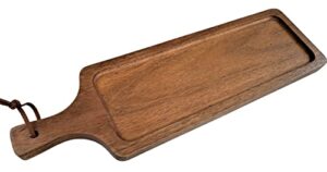 all walnut wood cutting board with handle dark walnut great for serving deli meats and cheeses and all accompaniments for your parties and gatherings