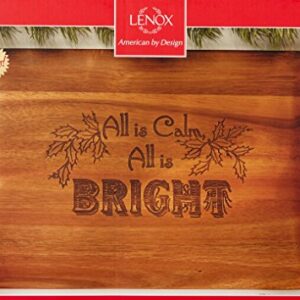 Lenox All Is Calm Wood Cheeseboard