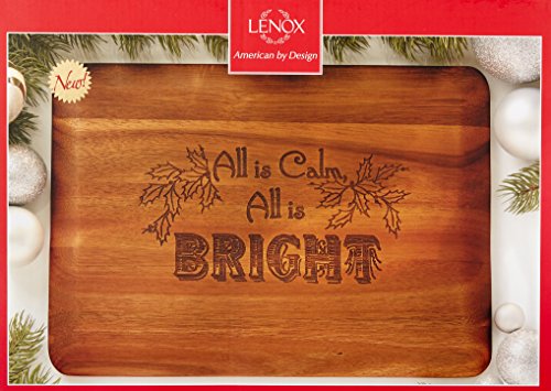 Lenox All Is Calm Wood Cheeseboard