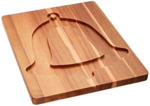 lenox bell cracker and cheese board, brown