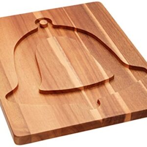 Lenox Bell Cracker and Cheese Board, Brown