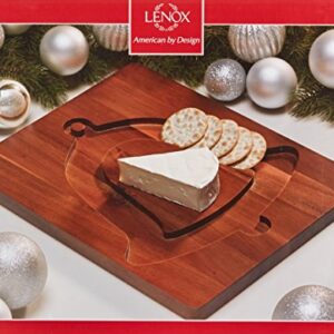 Lenox Bell Cracker and Cheese Board, Brown