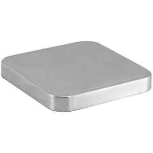 front of the house rsd030bss23 sq ss dish, diameter ", 4" l x 4" w x 0.5" h, brushed (pack of 12)