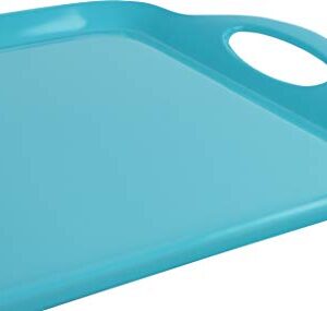 Calypso Basics by Reston Lloyd Melamine Rectangular Serving/Ottoman Tray with Handles