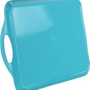 Calypso Basics by Reston Lloyd Melamine Rectangular Serving/Ottoman Tray with Handles