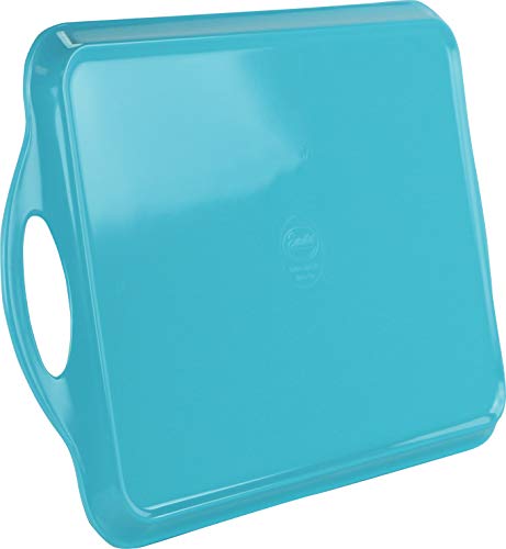 Calypso Basics by Reston Lloyd Melamine Rectangular Serving/Ottoman Tray with Handles