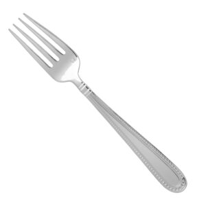 fortessa caviar 18/10 stainless steel flatware serving fork, 9-inch