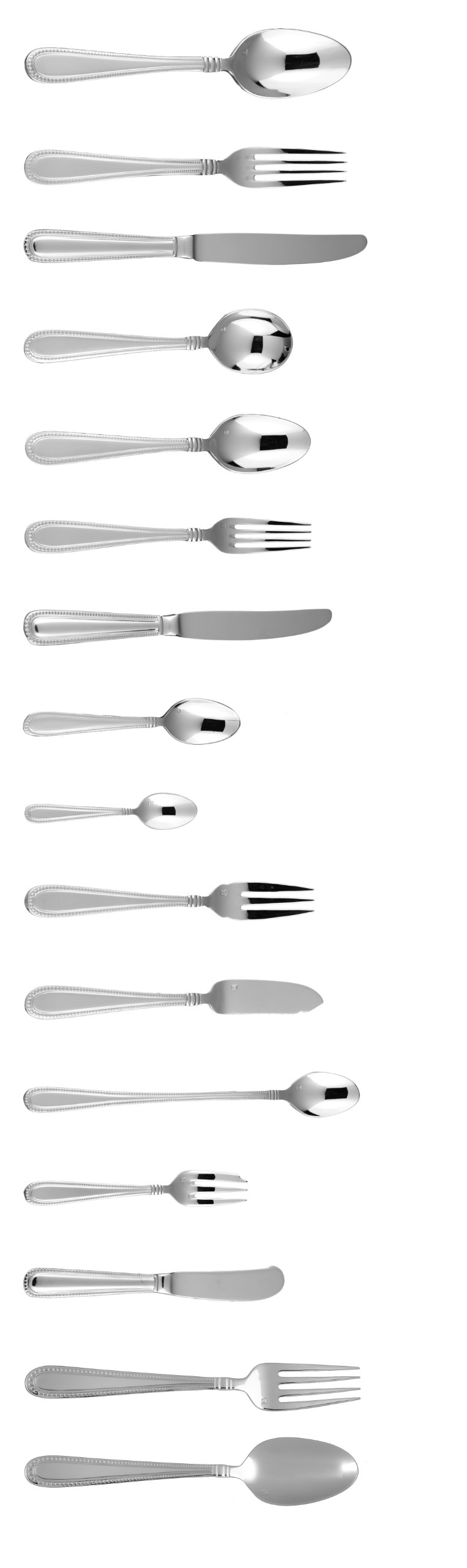 Fortessa Caviar 18/10 Stainless Steel Flatware Serving Fork, 9-Inch