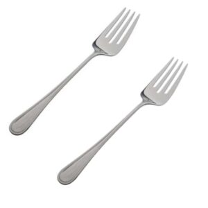 11 1/2" stainless steel banquet serving fork - set of 2