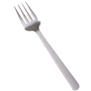 american metalcraft svhf cold meat fork, hammered, vintage stainless steel, 13-inches