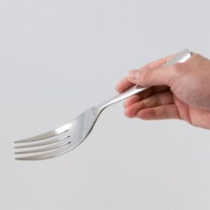 Alessi Dressed Serving Fork, Silver