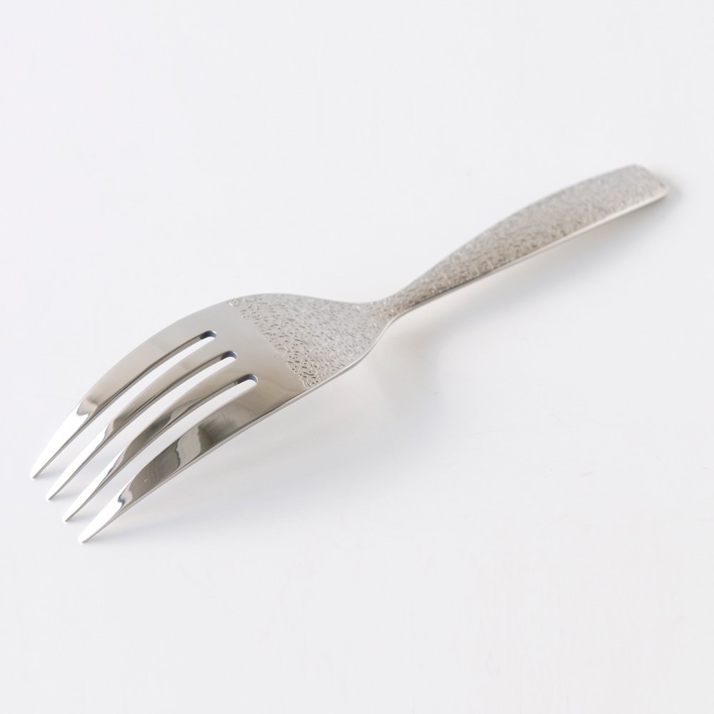 Alessi Dressed Serving Fork, Silver