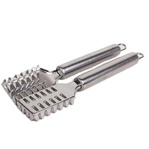 fish scaler,stainless steel brush fish scaler remover easily remove fish scales,cleaning brush scraper kitchen tool