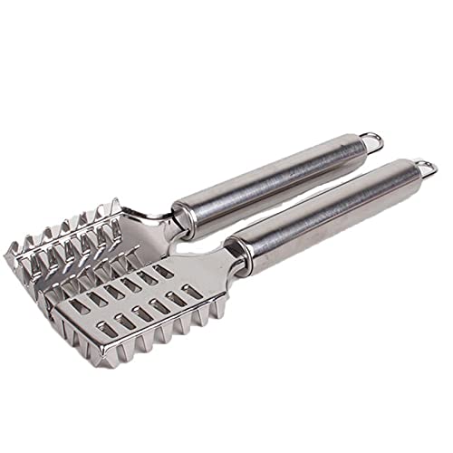 Fish Scaler,Stainless Steel Brush Fish Scaler Remover Easily Remove Fish Scales,Cleaning Brush Scraper Kitchen Tool