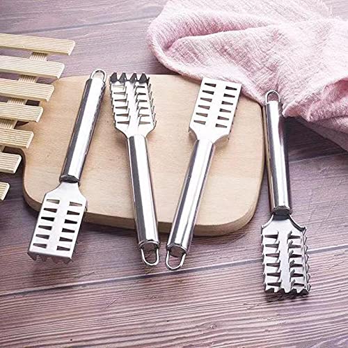 Fish Scaler,Stainless Steel Brush Fish Scaler Remover Easily Remove Fish Scales,Cleaning Brush Scraper Kitchen Tool