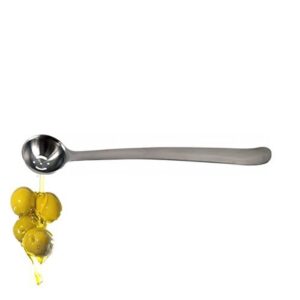 stainless steel olive spoon,cherry spoon with drain hole jar serving tools