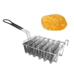 NC Taco Deep Shell Fryer Taco Holder Basket with Grip Handle, Practical, 4/6 Shells Optional - 6 Shells