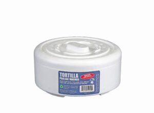 ice age aj4/4 tortilla/pancake bread warmer, 6-7/8" diameter x 2" (pack of 4)