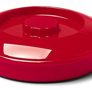 Carlisle FoodService Products 047005 Stackable Tortilla Server w/Lid, 7-1/4" / 2", Red