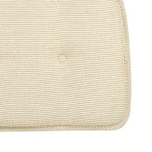 Klear Vu Omega Non-Slip Universal Chair Cushions for Dining Room, Kitchen and Office Use, U-Shaped Skid-Proof Seat Pad, 15x16 Inches, 4 Pack, 14 Natural