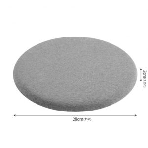 Muellery Memory Foam Seat Cushion Round Pain Relief Chair Pad 11in(28cm) Charcoal TPYU133156