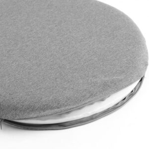 Muellery Memory Foam Seat Cushion Round Pain Relief Chair Pad 11in(28cm) Charcoal TPYU133156