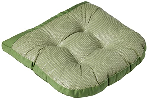 The Gripper Twill Jumbo XL Non-Slip Rocking Chair Cushion Set with Thick Padding, Includes Seat Pad & Back Pillow with Ties for Indoor Living Room Rocker, 17x17 Inches, 2 Piece Set, Green