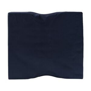 DMI Dual Cut Foam Coccyx Seat Cushion, Supportive Firm Foam Chair Cushion, Wheelchair Cushion, Computer Chair Cushion, Floor Cushion, 16 x 18 x 3 Inches, Navy