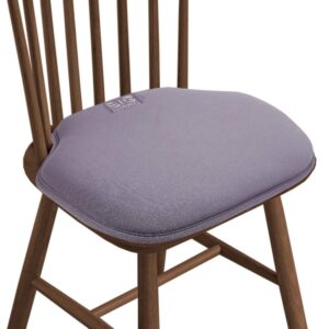 Big Hippo Memory Foam Chair Pads for Dining Chairs Non-Skid Backing Kitchen Dining Chair Cushion Seat Cushion with Ties,Thick Comfortable Seat Cushion Pad,16"x15"(1 Pack, Gray)