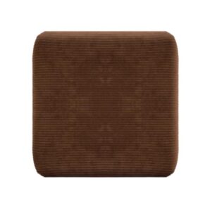 memory foam chair cushions for dining chair pads square 18" x 18" thick reversible seat cushion for kitchen living room office chair seat cover machine washable (18" x 18", coffee)
