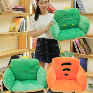 WUYU Cushion Tummy Time & Seated Support on Office Plush Vegetable Sofa Animal Sitting Comfortable Fruit Chairs Lazy Butt (Strawberry)