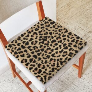 chair pad chair cushion leopard print chair seat cushion memory foam chair pad desk chair cushion leopard animal seat cushions for office dining chairs